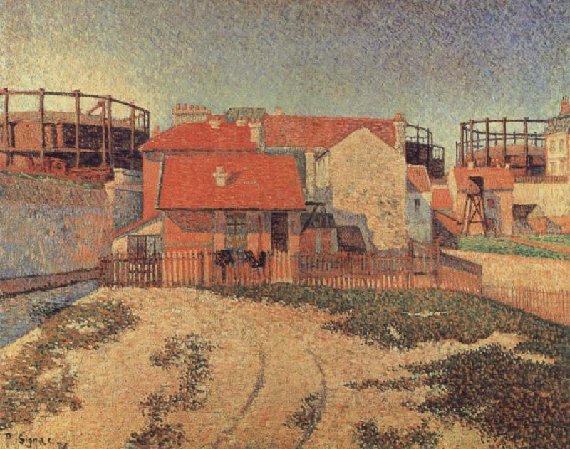 Gasometers at Clichy, Paul Signac